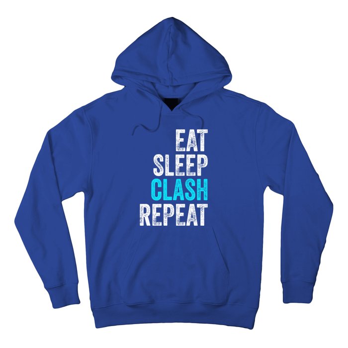 Gaming Clan Eat Sleep Clash Repeat Clans Vintage Great Gift Hoodie