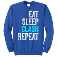 Gaming Clan Eat Sleep Clash Repeat Clans Vintage Great Gift Sweatshirt