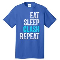 Gaming Clan Eat Sleep Clash Repeat Clans Vintage Great Gift Tall T-Shirt