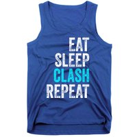 Gaming Clan Eat Sleep Clash Repeat Clans Vintage Great Gift Tank Top