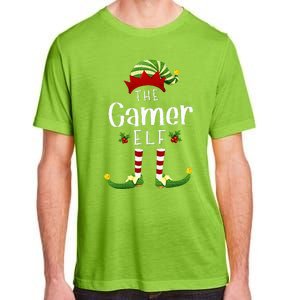 Gamer Christmas Elf Matching Pajama XMas Party Adult ChromaSoft Performance T-Shirt