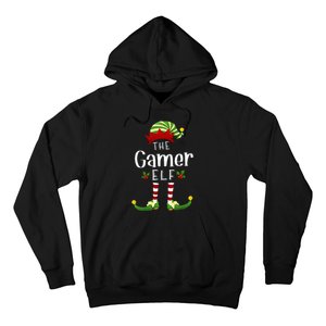 Gamer Christmas Elf Matching Pajama XMas Party Hoodie