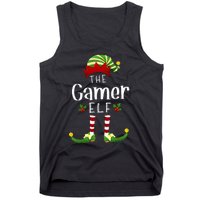 Gamer Christmas Elf Matching Pajama XMas Party Tank Top