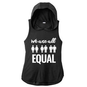 Gift Ctivists Equality Cute Gift Ladies PosiCharge Tri-Blend Wicking Draft Hoodie Tank