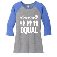 Gift Ctivists Equality Cute Gift Women's Tri-Blend 3/4-Sleeve Raglan Shirt