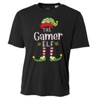 Gamer Christmas Elf Matching Pajama Xmas Party Cooling Performance Crew T-Shirt