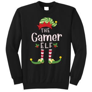 Gamer Christmas Elf Matching Pajama Xmas Party Sweatshirt