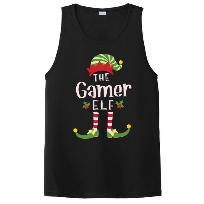 Gamer Christmas Elf Matching Pajama Xmas Party PosiCharge Competitor Tank