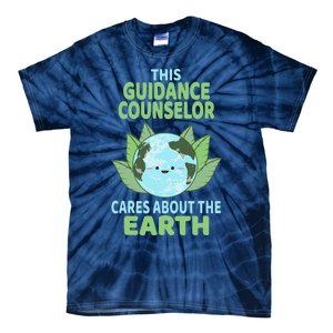 Guidance Counselor Earth Day School Classroom Tie-Dye T-Shirt