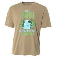 Guidance Counselor Earth Day School Classroom Cooling Performance Crew T-Shirt