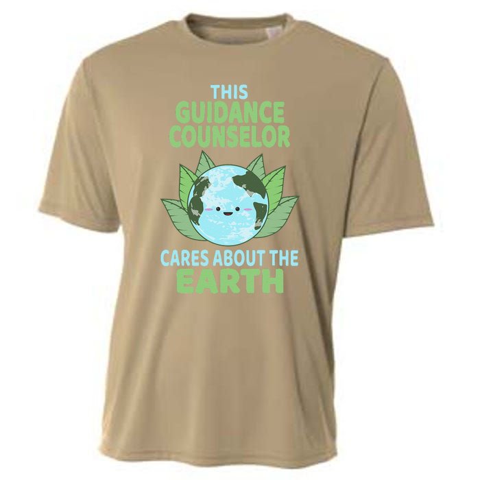 Guidance Counselor Earth Day School Classroom Cooling Performance Crew T-Shirt