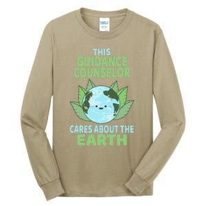 Guidance Counselor Earth Day School Classroom Tall Long Sleeve T-Shirt