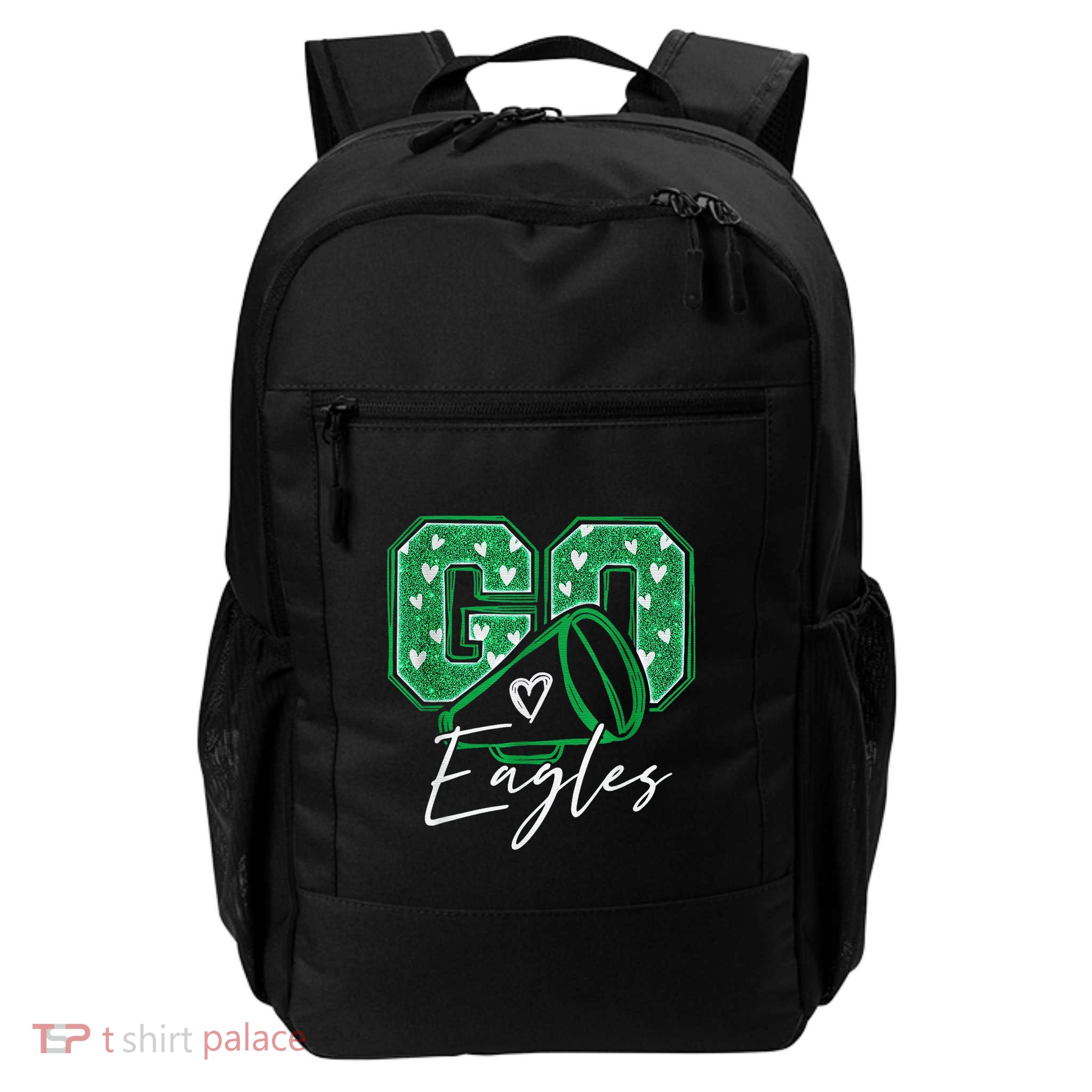 Go Cheer Eagles Saying Females And Males Daily Commute Backpack