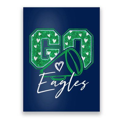 Go Cheer Eagles Saying Females And Males Poster