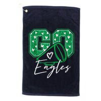 Go Cheer Eagles Saying Females And Males Golf Towel