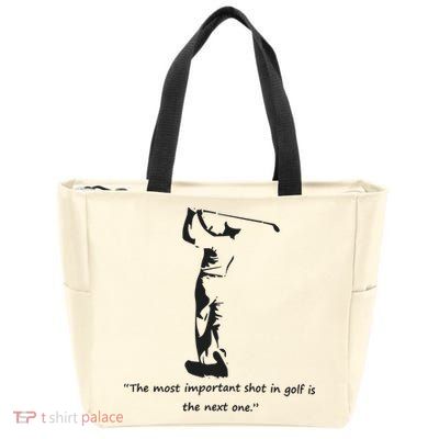 Golf Citation Essentielle De Ben Hogan Zip Tote Bag