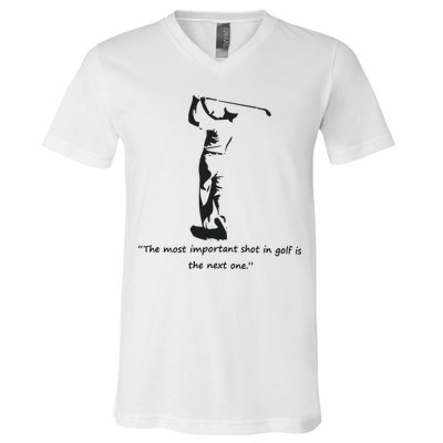 Golf Citation Essentielle De Ben Hogan V-Neck T-Shirt