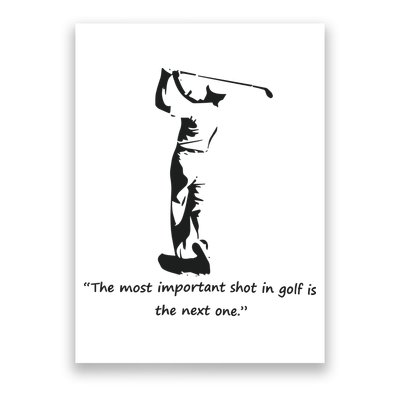 Golf Citation Essentielle De Ben Hogan Poster