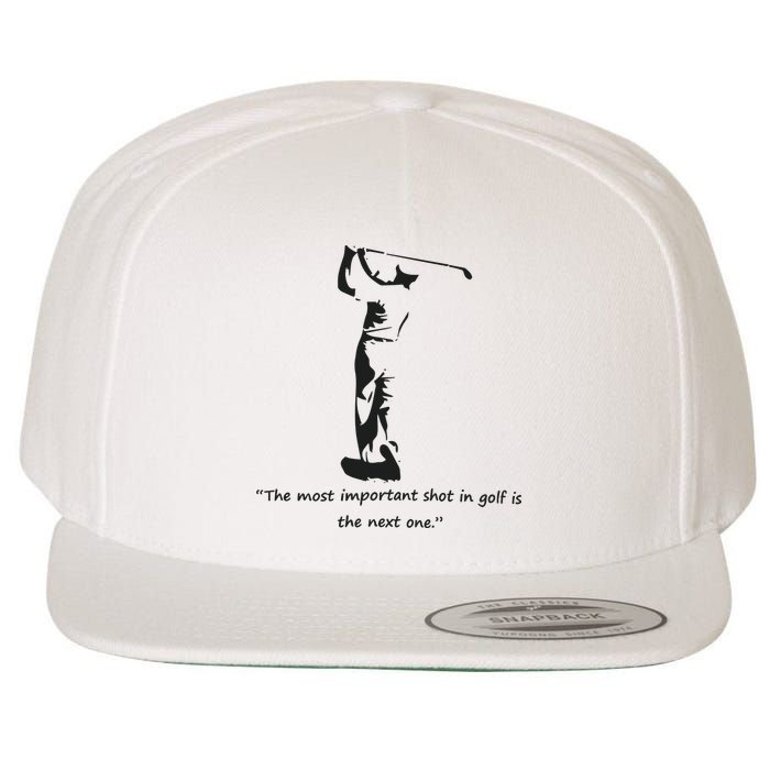 Golf Citation Essentielle De Ben Hogan Wool Snapback Cap