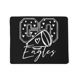 Go Cheer Eagles Design Gift Mousepad