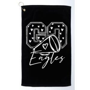 Go Cheer Eagles Design Gift Platinum Collection Golf Towel