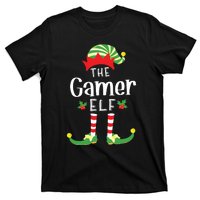 Gamer Christmas Elf Matching Pajama Xmas Party T-Shirt