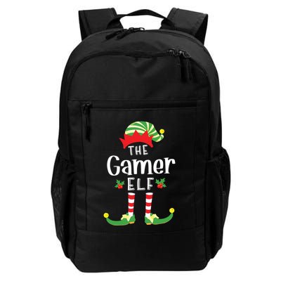 Gamer Christmas Elf Matching Pajama Xmas Party Backpack
