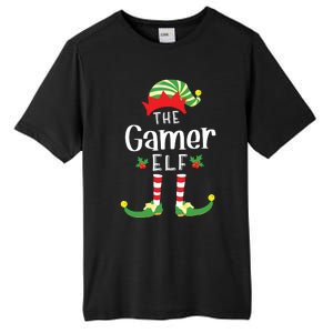 Gamer Christmas Elf Matching Pajama Xmas Party Tall Fusion ChromaSoft Performance T-Shirt