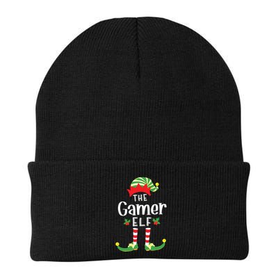 Gamer Christmas Elf Matching Pajama Xmas Party Beanie