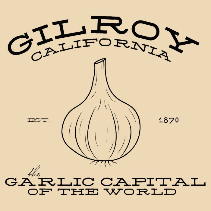 Gilroy California Est 1870 Garlic Lovers Bag