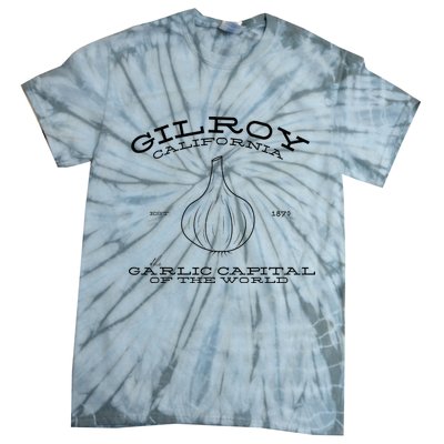 Gilroy California Est 1870 Garlic Lovers Tie-Dye T-Shirt