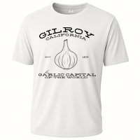 Gilroy California Est 1870 Garlic Lovers Cooling Performance Crew T-Shirt