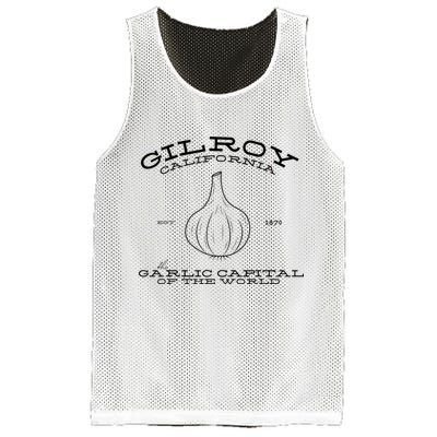 Gilroy California Est 1870 Garlic Lovers Mesh Reversible Basketball Jersey Tank
