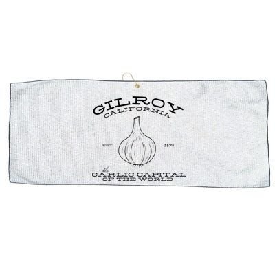 Gilroy California Est 1870 Garlic Lovers Large Microfiber Waffle Golf Towel