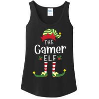 Gamer Christmas Elf Matching Pajama Xmas Party Ladies Essential Tank