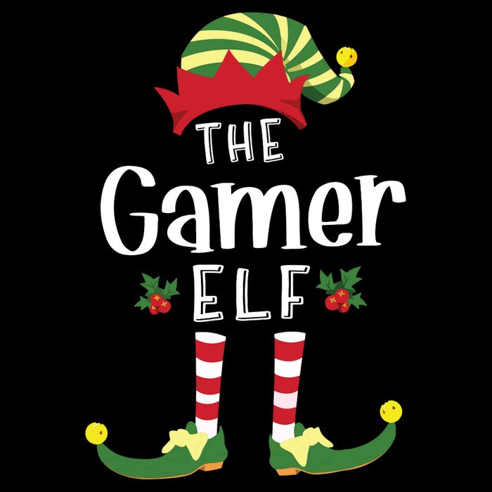 Gamer Christmas Elf Matching Pajama Xmas Party 16 in Basic Backpack