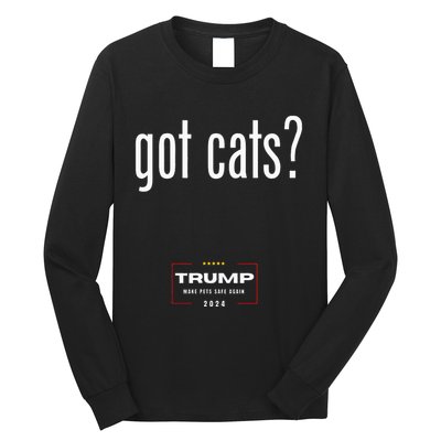 Got Cats Eating The Dogs Cats Long Sleeve Shirt