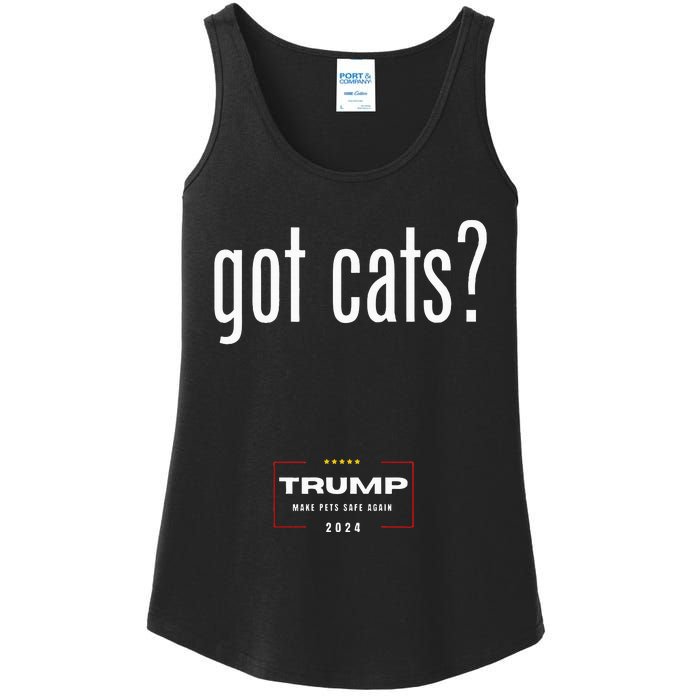 Got Cats Eating The Dogs Cats Ladies Essential Tank