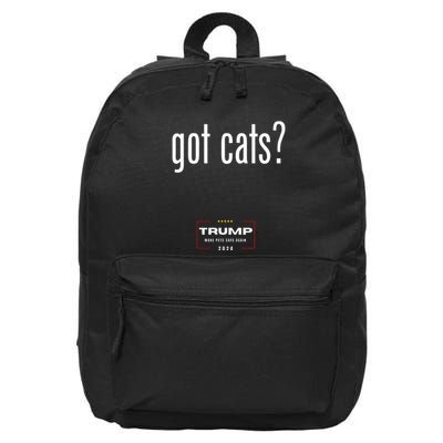 Got Cats Eating The Dogs Cats 16 in Basic Backpack