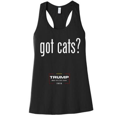 Got Cats Eating The Dogs Cats Women's Racerback Tank