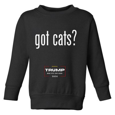 Got Cats Eating The Dogs Cats Toddler Sweatshirt