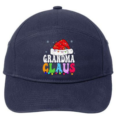 Grandma Claus Funny Xmas Family Matching Grandma Christmas 7-Panel Snapback Hat