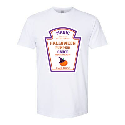 Group Condiments Funny Diy Halloween Costume Pumpkin Sauce Softstyle® CVC T-Shirt