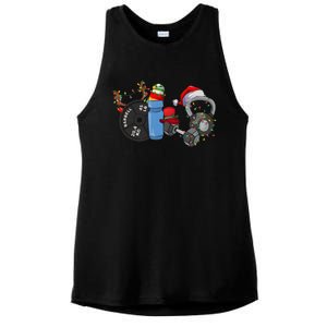 Gym Christmas Fitness Christmas Workout Ladies PosiCharge Tri-Blend Wicking Tank