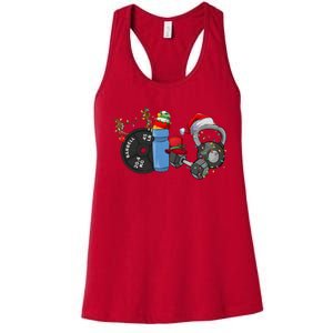 Gym Christmas Fitness Christmas Workout Women's Racerback Tank