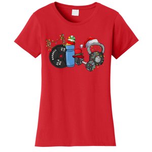 Gym Christmas Fitness Christmas Workout Women's T-Shirt