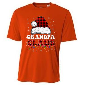 Grandpa Claus Funny Santa Claus Matching Family Pajamas Cooling Performance Crew T-Shirt