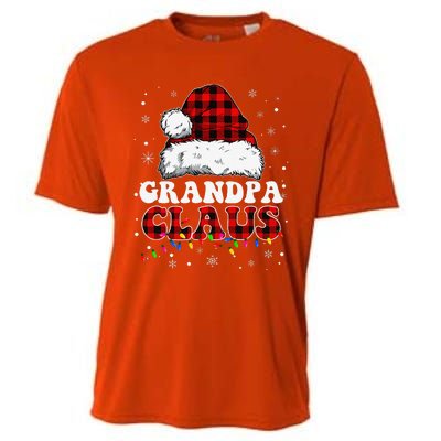 Grandpa Claus Funny Santa Claus Matching Family Pajamas Cooling Performance Crew T-Shirt