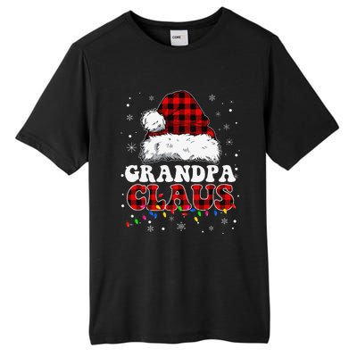 Grandpa Claus Funny Santa Claus Matching Family Pajamas Tall Fusion ChromaSoft Performance T-Shirt