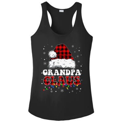 Grandpa Claus Funny Santa Claus Matching Family Pajamas Ladies PosiCharge Competitor Racerback Tank